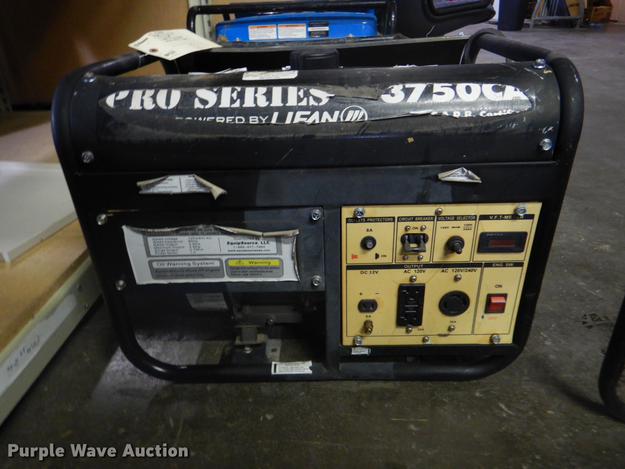 (2) generators in Tulsa, OK Item IY9300 sold Purple Wave