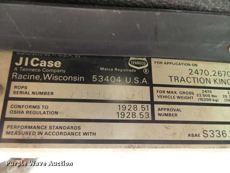 image for item DI5553 Case 2870  4WD tractor