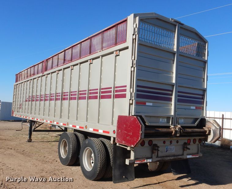 image for item DJ1166 2014 Taller Fehr  live bottom trailer