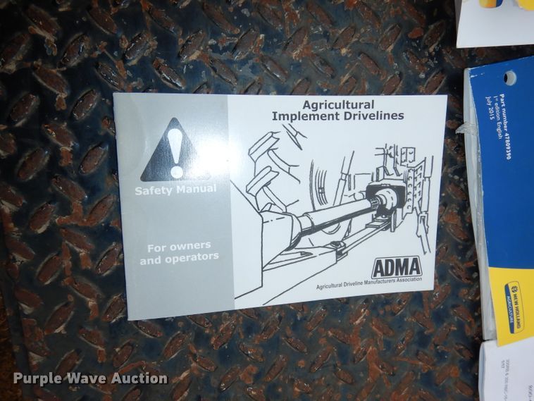 image for item DJ2974 2016 New Holland Rollbelt 560  specialty crop round baler