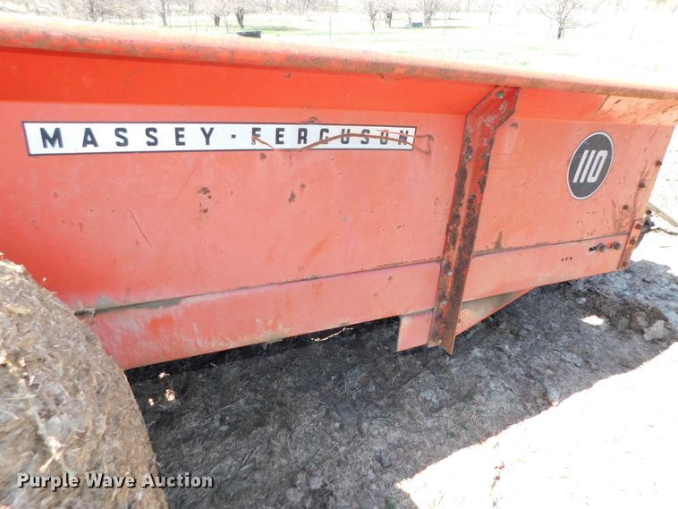 image for item DJ5988 Massey Ferguson 110  manure spreader