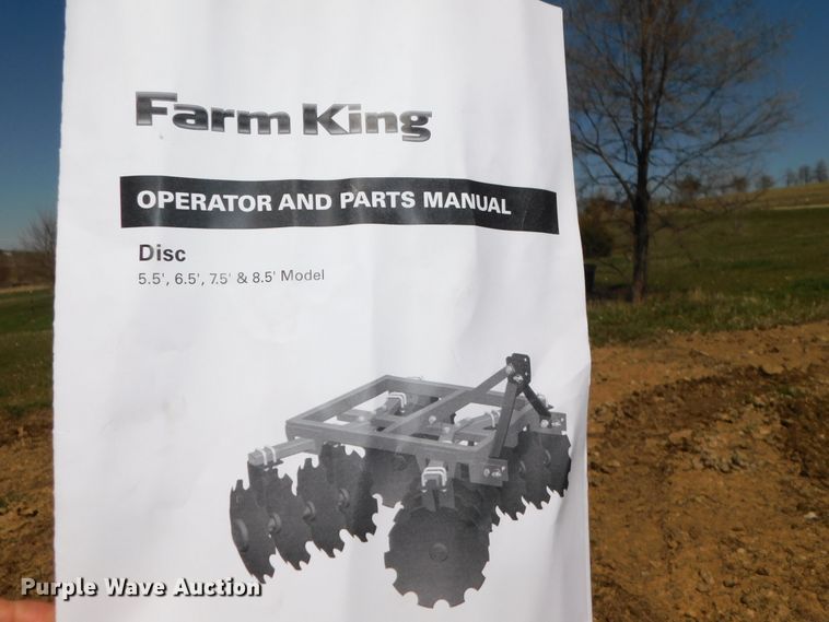 image for item DJ5989 Farm King Y805TD  disk