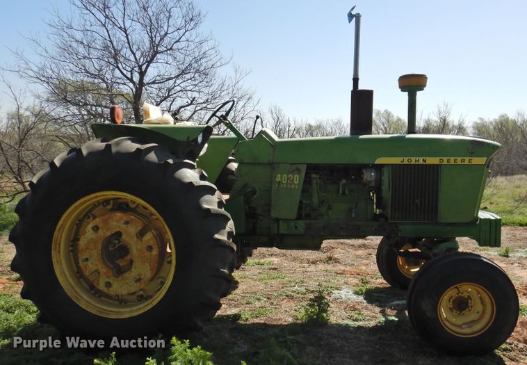 image for item DJ8345 1972 John Deere 4020  tractor