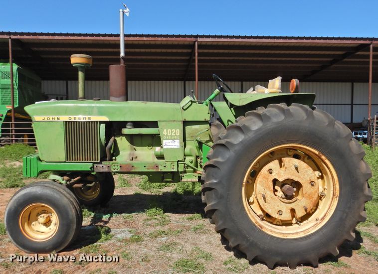 image for item DJ8345 1972 John Deere 4020  tractor