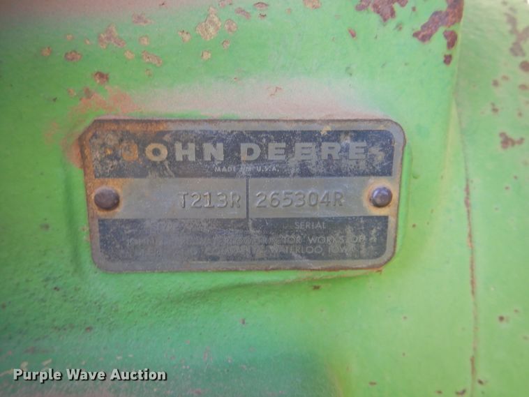 image for item DJ8345 1972 John Deere 4020  tractor