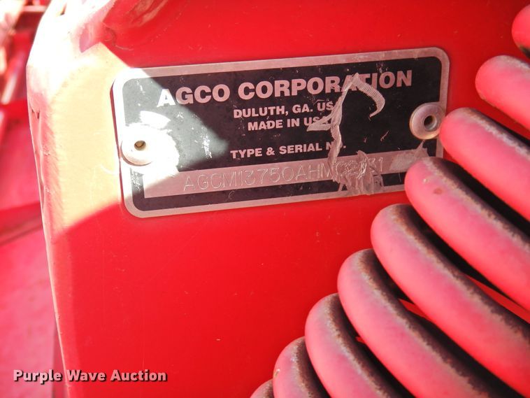 image for item DJ8353 2010 Massey-Ferguson 1375  windrower