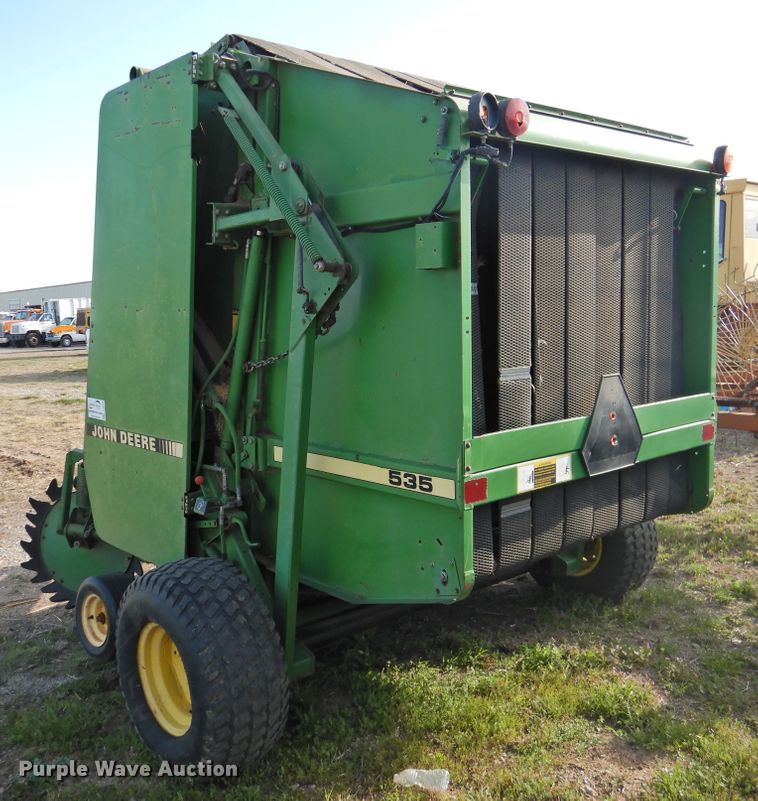 image for item DJ8360 1993 John Deere 535  round baler