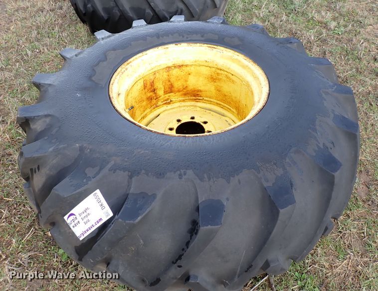 image for item DK4559 (2) Goodrich 23.1-26 tires and wheels