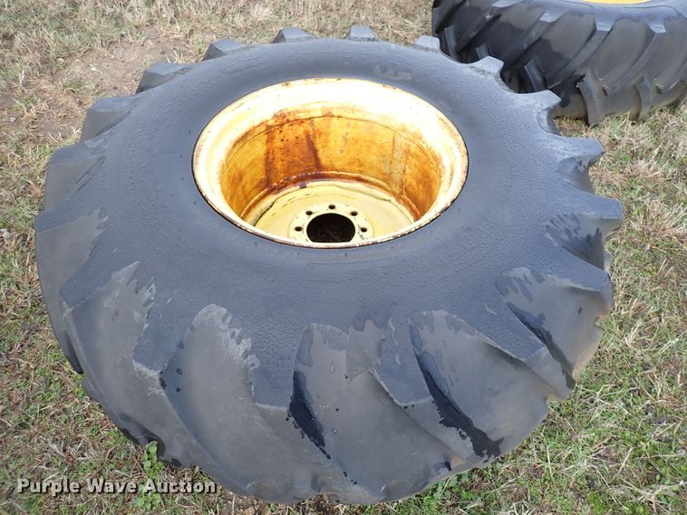 image for item DK4559 (2) Goodrich 23.1-26 tires and wheels