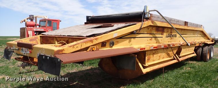 image for item DK4576 1984 Load King 2030 bottom dump trailer