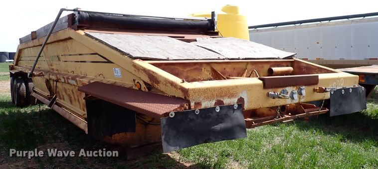 image for item DK4576 1984 Load King 2030 bottom dump trailer