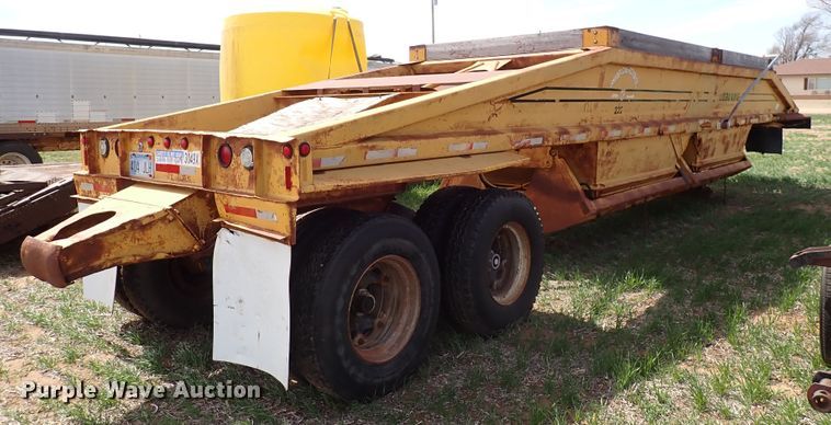 image for item DK4576 1984 Load King 2030 bottom dump trailer
