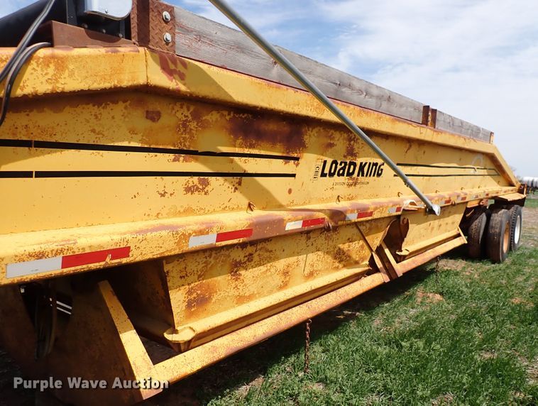 image for item DK4576 1984 Load King 2030 bottom dump trailer
