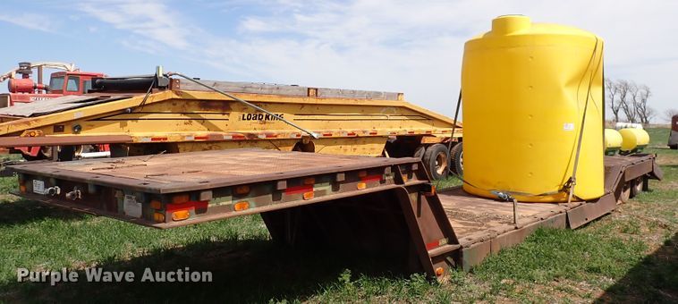 image for item DK4577 1979 Trail-Eze 5543-9000 double drop deck equipment trailer