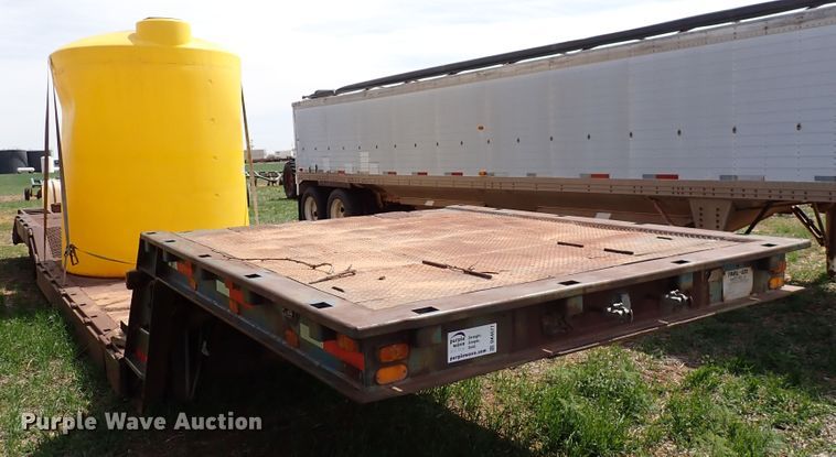 image for item DK4577 1979 Trail-Eze 5543-9000 double drop deck equipment trailer