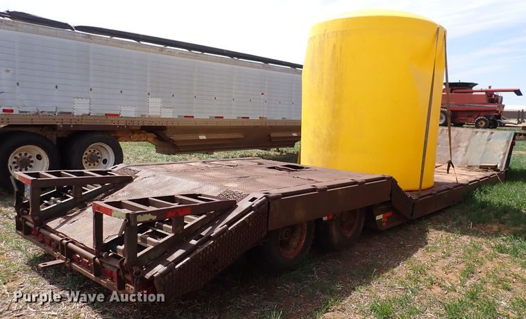 image for item DK4577 1979 Trail-Eze 5543-9000 double drop deck equipment trailer