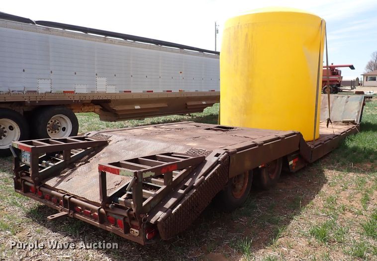 image for item DK4577 1979 Trail-Eze 5543-9000 double drop deck equipment trailer