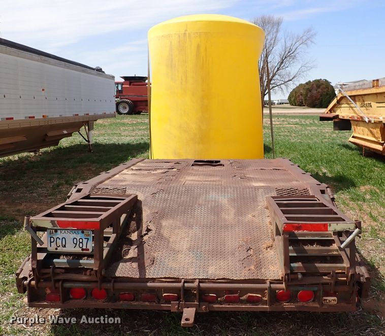 image for item DK4577 1979 Trail-Eze 5543-9000 double drop deck equipment trailer