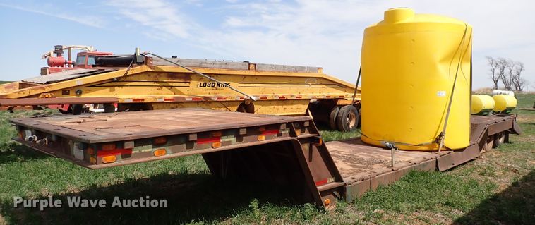 image for item DK4577 1979 Trail-Eze 5543-9000 double drop deck equipment trailer