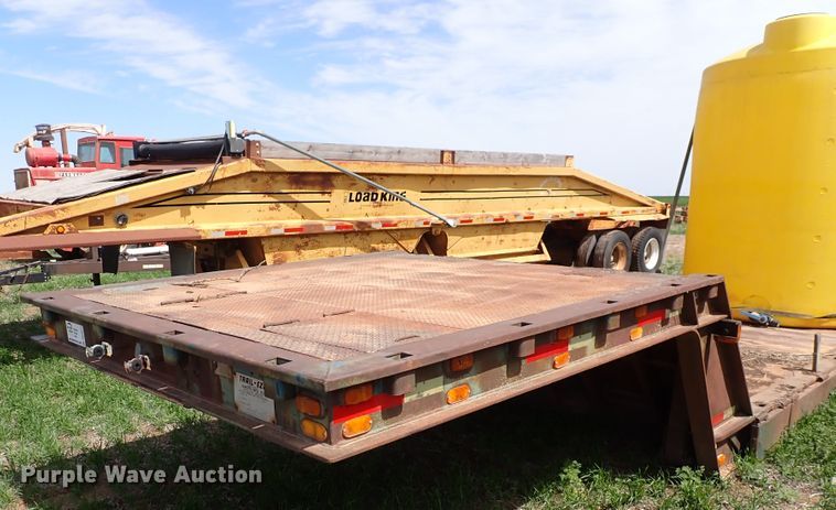 image for item DK4577 1979 Trail-Eze 5543-9000 double drop deck equipment trailer