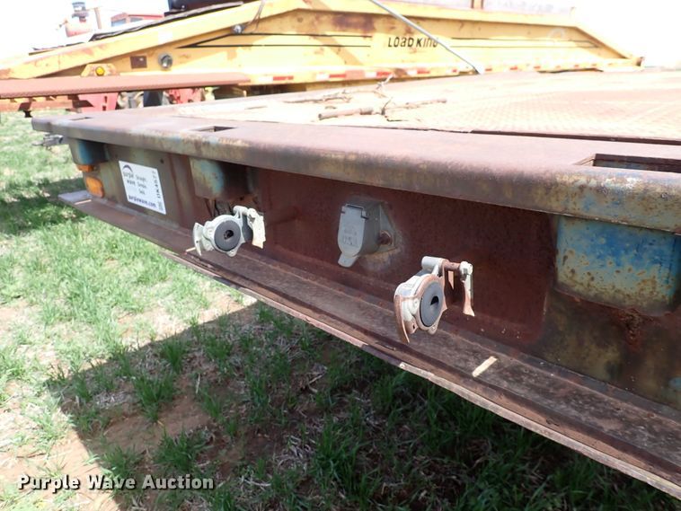 image for item DK4577 1979 Trail-Eze 5543-9000 double drop deck equipment trailer