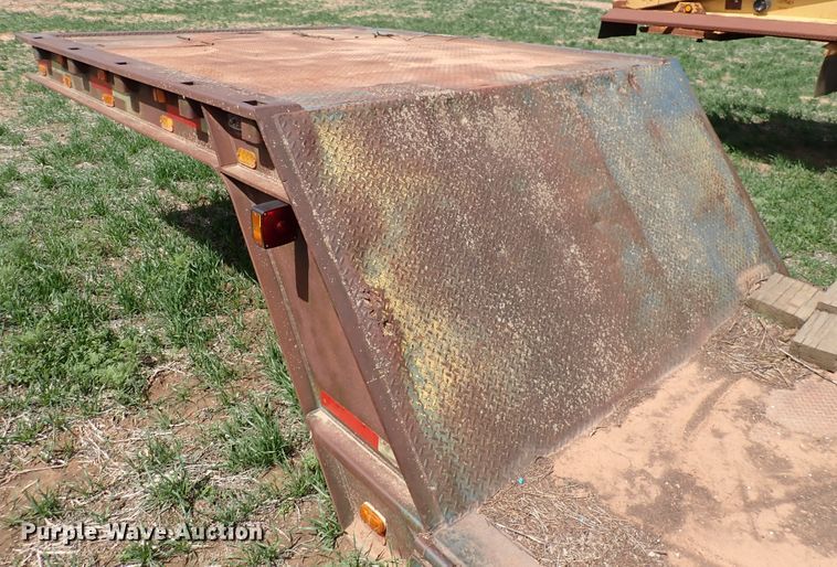 image for item DK4577 1979 Trail-Eze 5543-9000 double drop deck equipment trailer