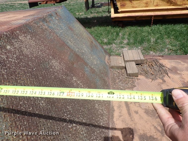 image for item DK4577 1979 Trail-Eze 5543-9000 double drop deck equipment trailer