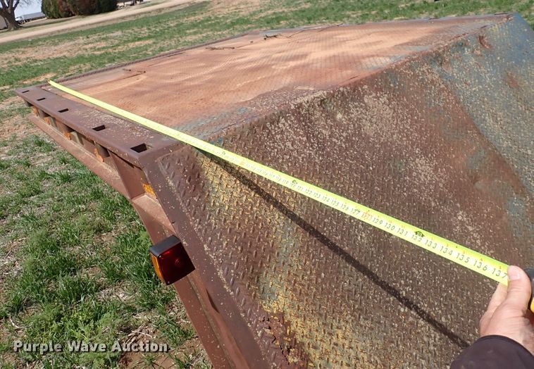 image for item DK4577 1979 Trail-Eze 5543-9000 double drop deck equipment trailer