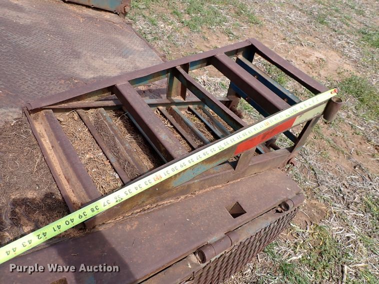 image for item DK4577 1979 Trail-Eze 5543-9000 double drop deck equipment trailer