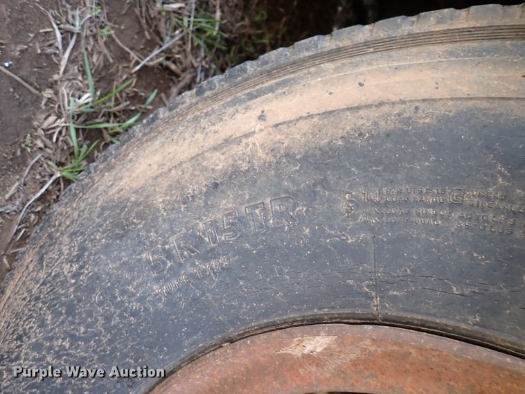 image for item DK4577 1979 Trail-Eze 5543-9000 double drop deck equipment trailer