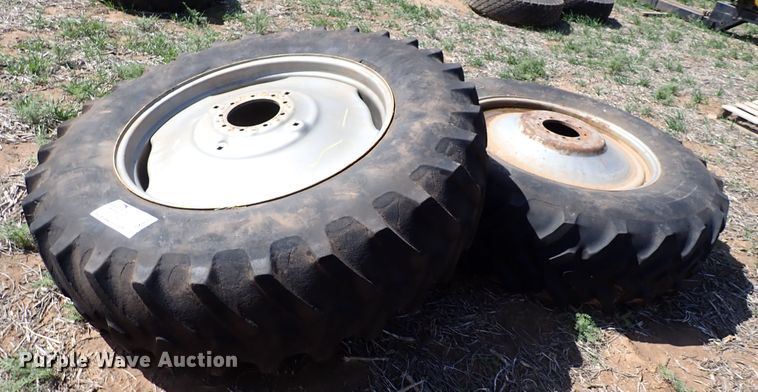 image for item DK4608 (2) 18.4-38 tires and wheels