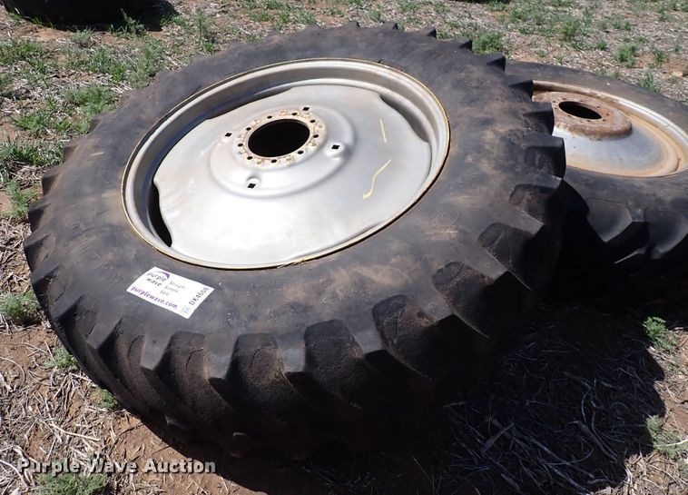 image for item DK4608 (2) 18.4-38 tires and wheels