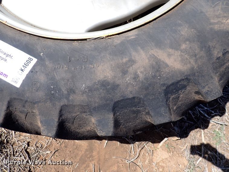 image for item DK4608 (2) 18.4-38 tires and wheels