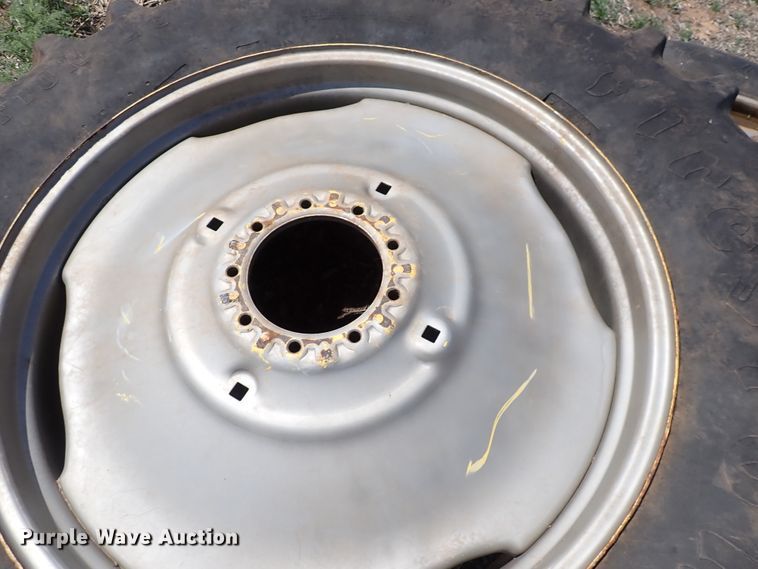 image for item DK4608 (2) 18.4-38 tires and wheels