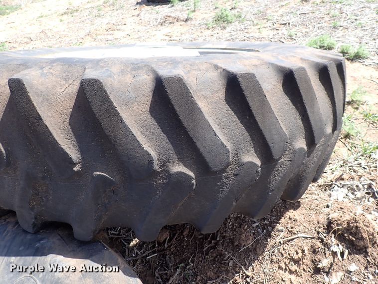 image for item DK4608 (2) 18.4-38 tires and wheels