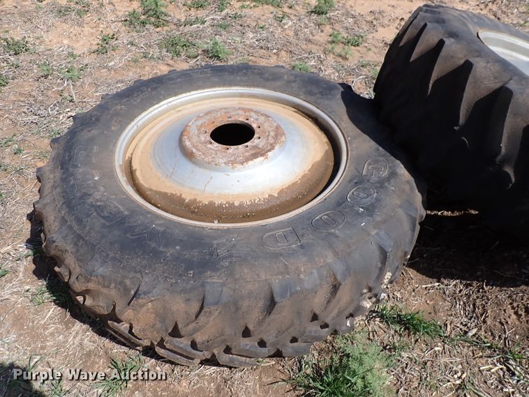 image for item DK4608 (2) 18.4-38 tires and wheels