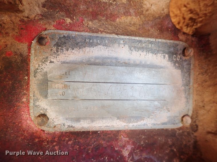 image for item DK4616 McCormick-Deering WD-9  tractor