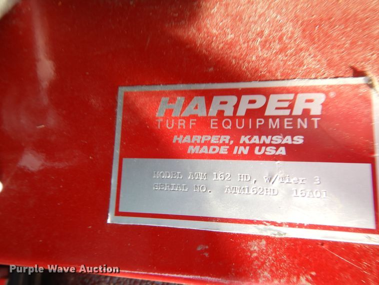 image for item DM2887 2016 Harper ATM 162HD  slope mower
