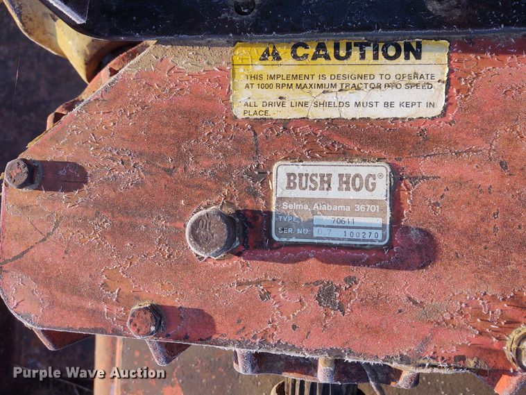 image for item FY9980 Bush Hog  batwing rotary mower