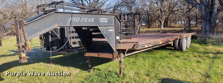 2001 Pro-Trak equipment trailer in Leon, KS | Item FY9987 sold | Purple ...