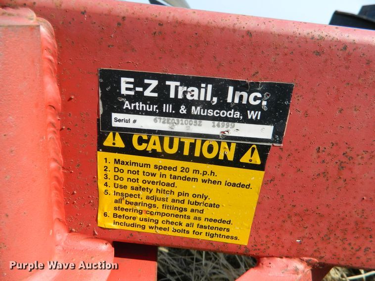 image for item GE9982 E-Z Trail 672 header trailer