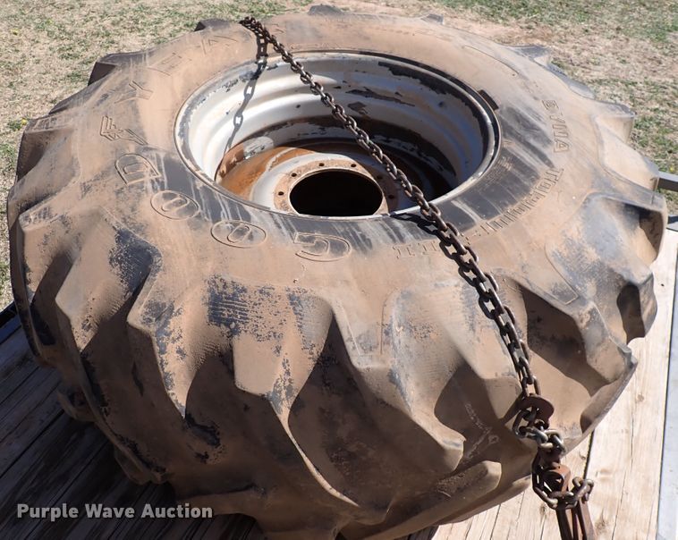 image for item HC9991 (2) 30.5L-32 tires and wheels