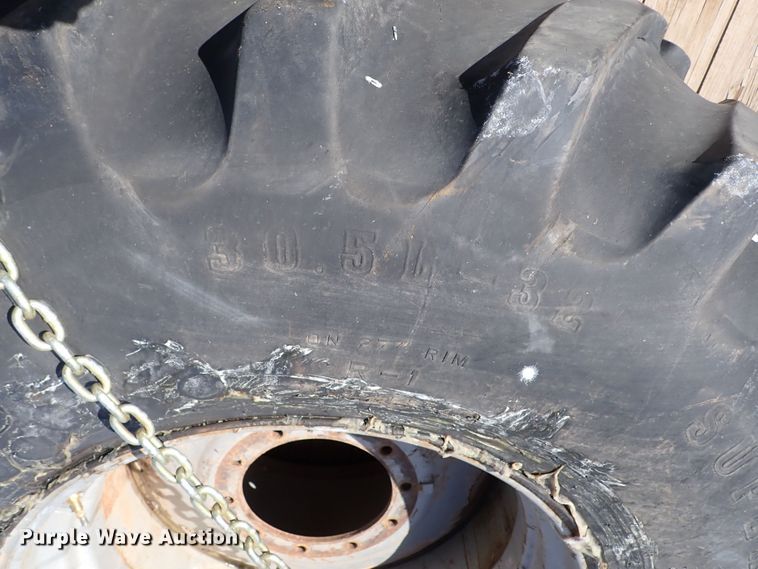 image for item HC9991 (2) 30.5L-32 tires and wheels