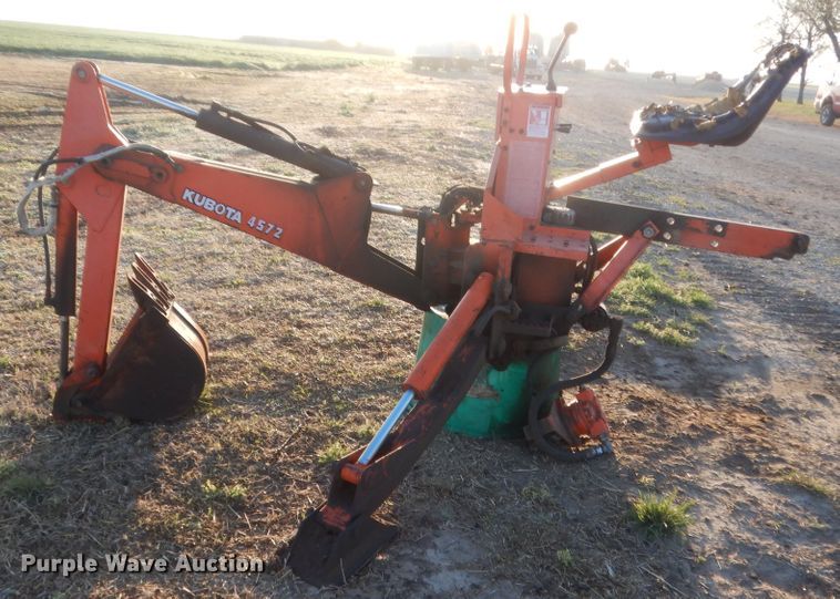 image for item HG9683 Kubota 4572 backhoe attachment