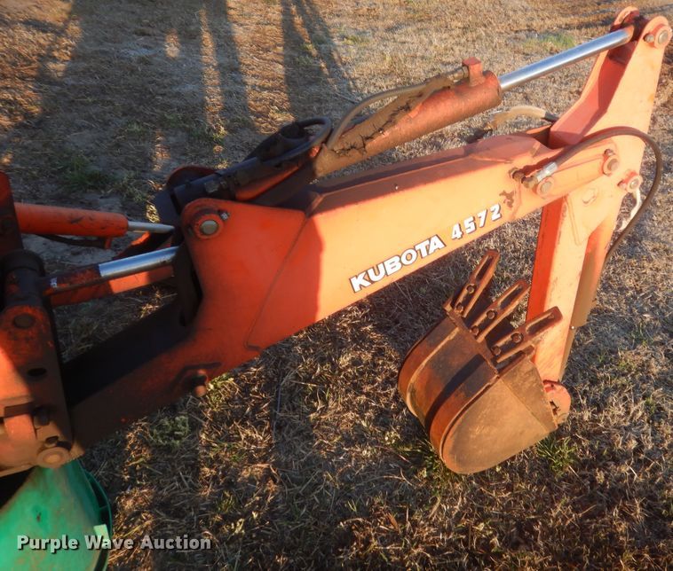 image for item HG9683 Kubota 4572 backhoe attachment