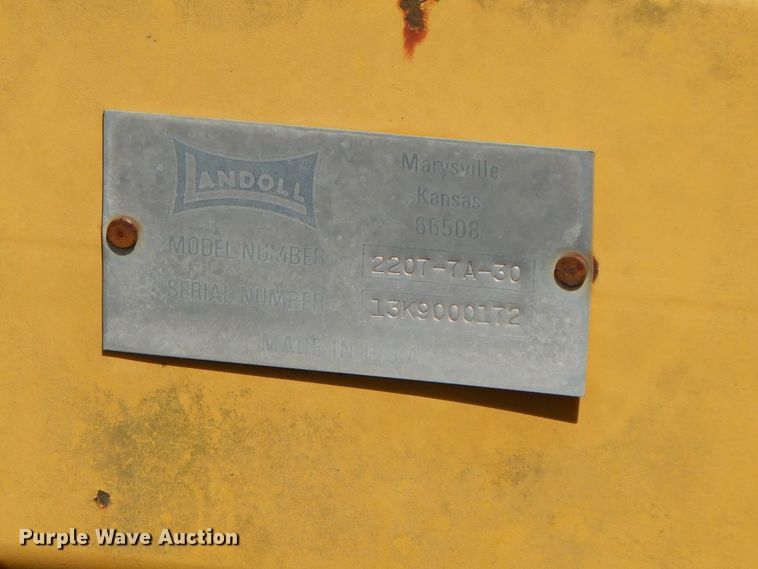 image for item HO9362 Landoll 2207-7A-30  disk ripper