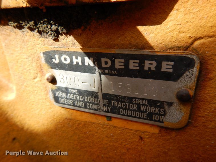 image for item HR9024 John Deere 300  tractor