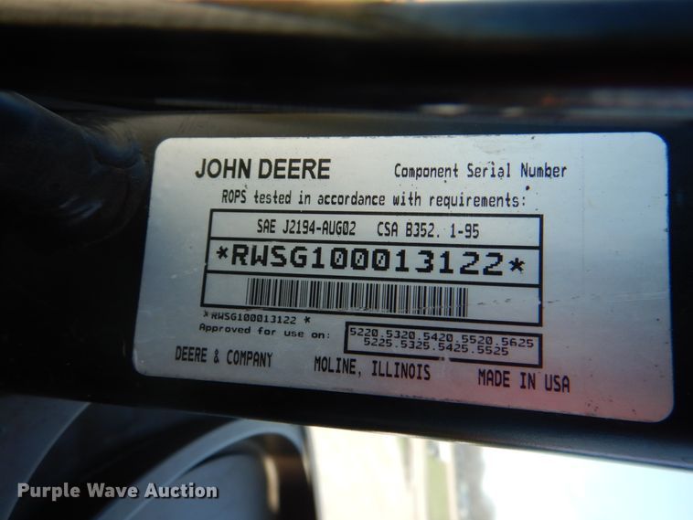 image for item HX9193 2008 John Deere 5425  tractor