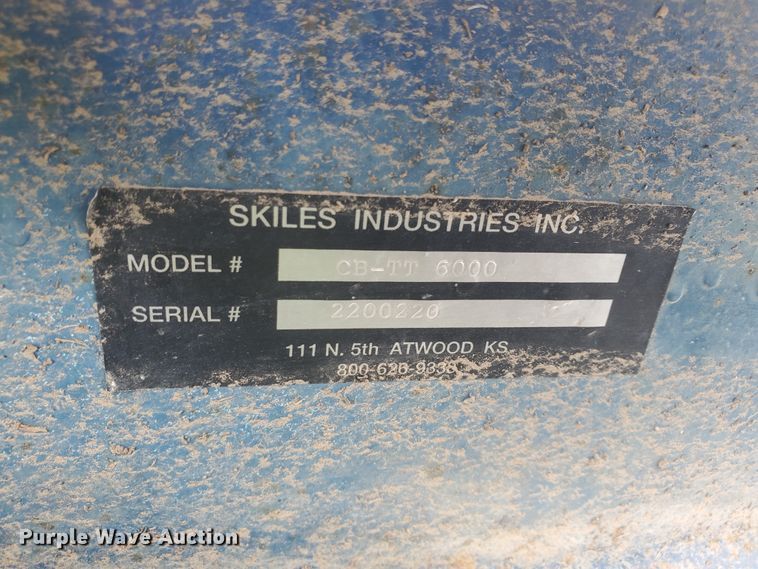 image for item IL9026 Skiles Industries CB-TT 6000  tank trailer