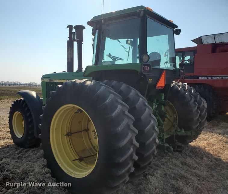 image for item IW9996 1988 John Deere 4450  MFWD tractor